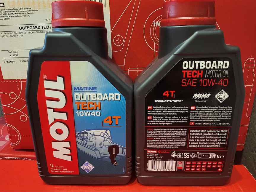 Фото товара Масло моторное Motul Outboard Tech 10w-40 1л от магазина PartsYam