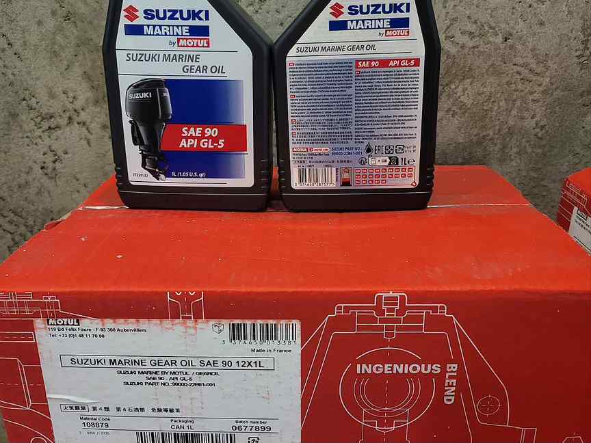 Фото товара Масло трансмисионное Suzuki Marine Gear Sae 90 1л от магазина PartsYam