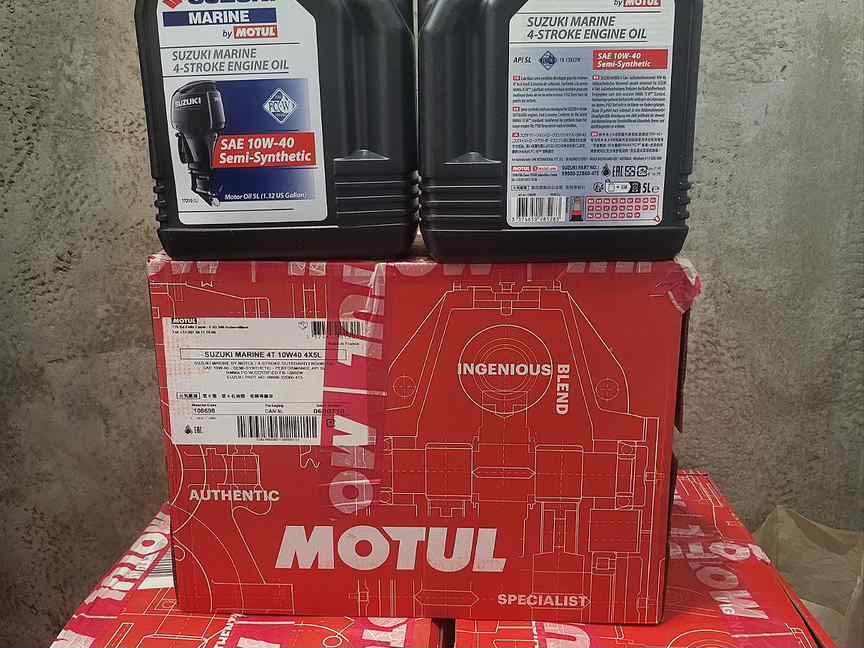 Фото товара Масло motul suzuki marine 4T 10W40 5л от магазина PartsYam
