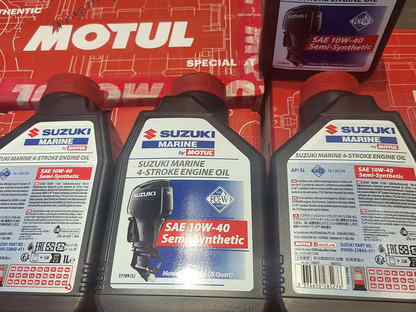 Фото товара Масло motul suzuki marine 4T SAE 10W40 1л от магазина PartsYam
